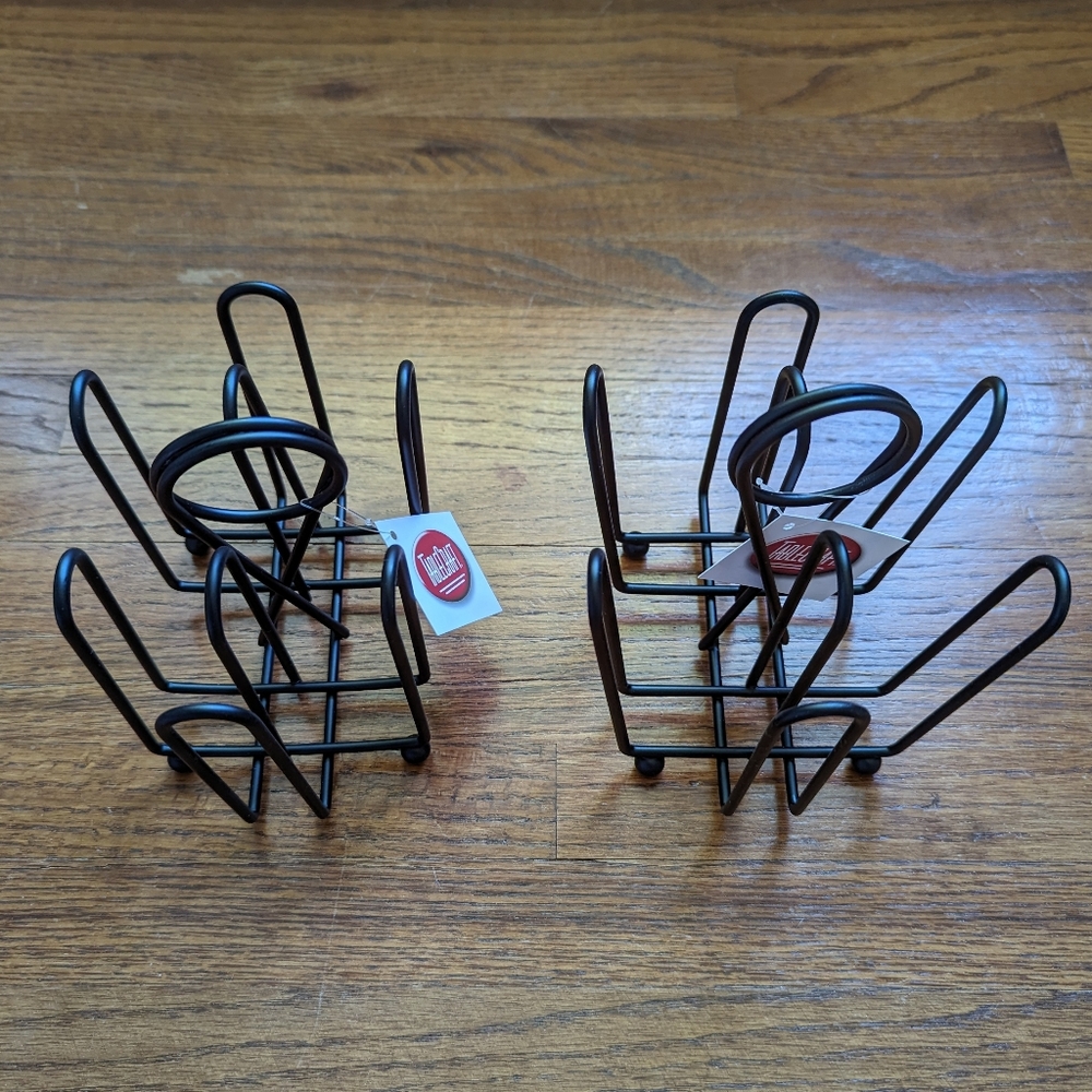 2 Tablecraft | Metal Jelly Racks | Black